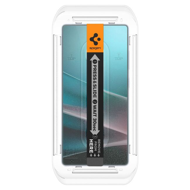 Set 2 x Folie din sticla pentru Samsung Galaxy S25 Ultra cu aplicator Spigen - Glas.tR EZ-FIT HD - clear