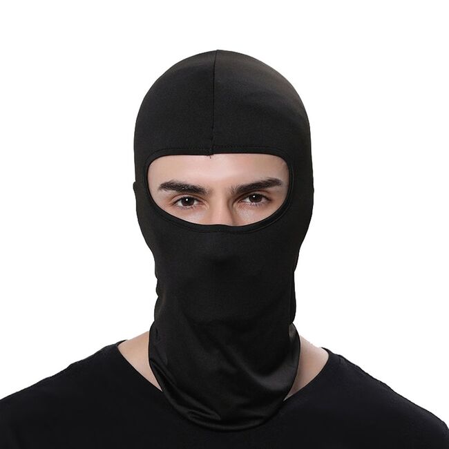 Cagula moto all-season, masca protectie Techsuit, unisex, negru