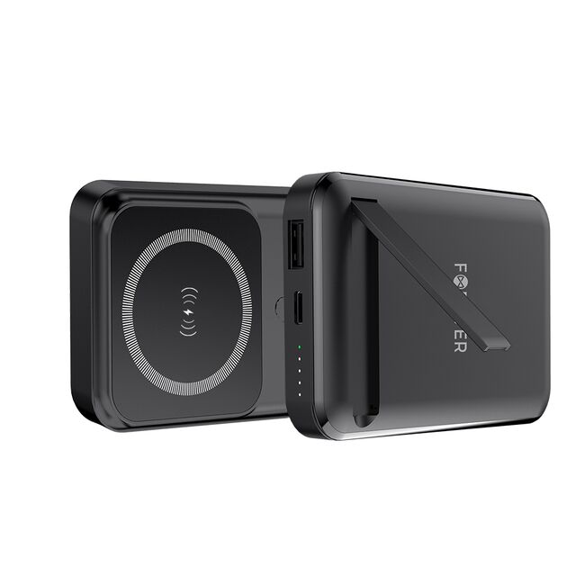 Acumulator extern Wireless Forever Power Bank, 10000mAh, 22.5W, QC + PD, 1 x USB-A - 1 x USB-C, negru