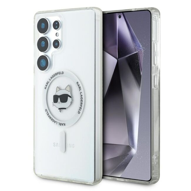 Husa premium pentru  Samsung Galaxy S25 Ultra Karl Lagerfeld compatibila Magsafe - Clear