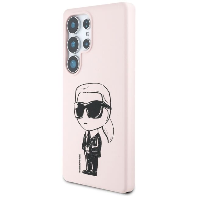 Husa premium pentru  Samsung Galaxy S25 Ultra Karl Lagerfeld compatibila Magsafe - Roz