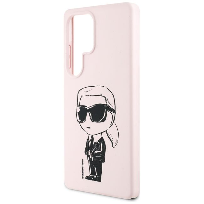 Husa premium pentru  Samsung Galaxy S25 Ultra Karl Lagerfeld compatibila Magsafe - Roz