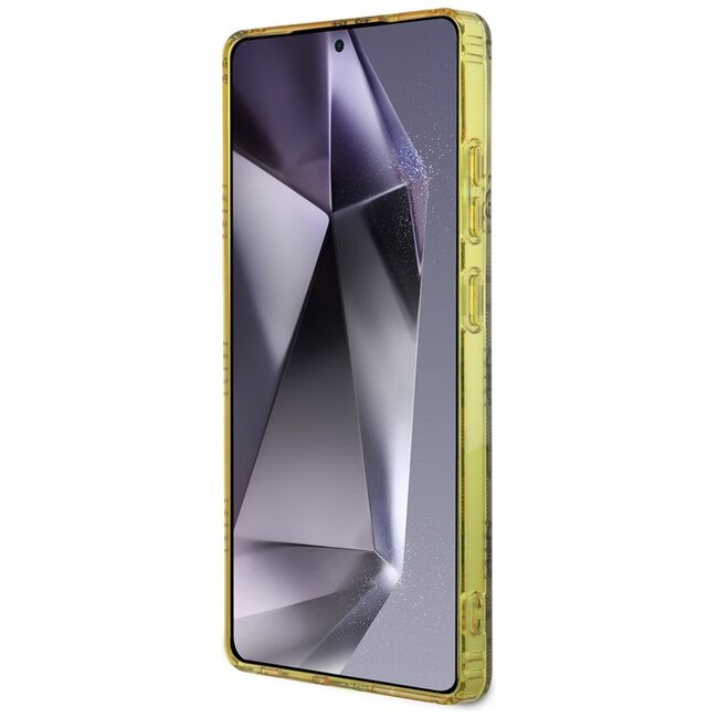 Husa premium pentru  Samsung Galaxy S25 Ultra compatibila MagSafe Guess Luxury Series - Maro deschis