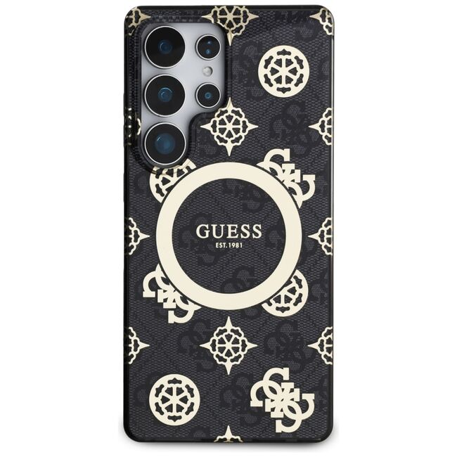 Husa premium pentru  Samsung Galaxy S25 Ultra compatibila MagSafe Guess Luxury Series - Negru darth vader