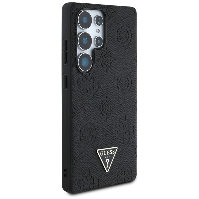 Husa premium pentru  Samsung Galaxy S25 Ultra compatibila MagSafe Guess Luxury Series - Negru