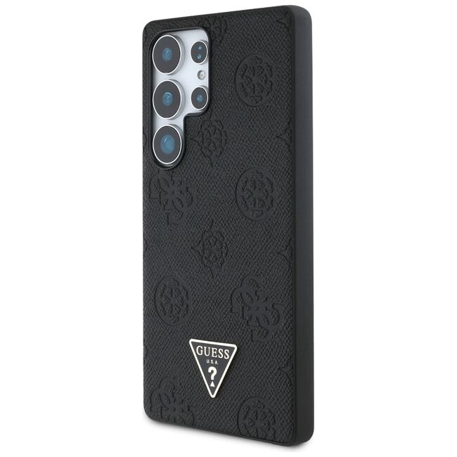 Husa premium pentru  Samsung Galaxy S25 Ultra compatibila MagSafe Guess Luxury Series - Negru