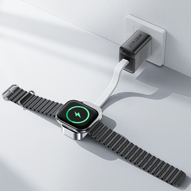 Incarcator wireless pentru iWatch Acefast E21, cablu Type-C, 5W