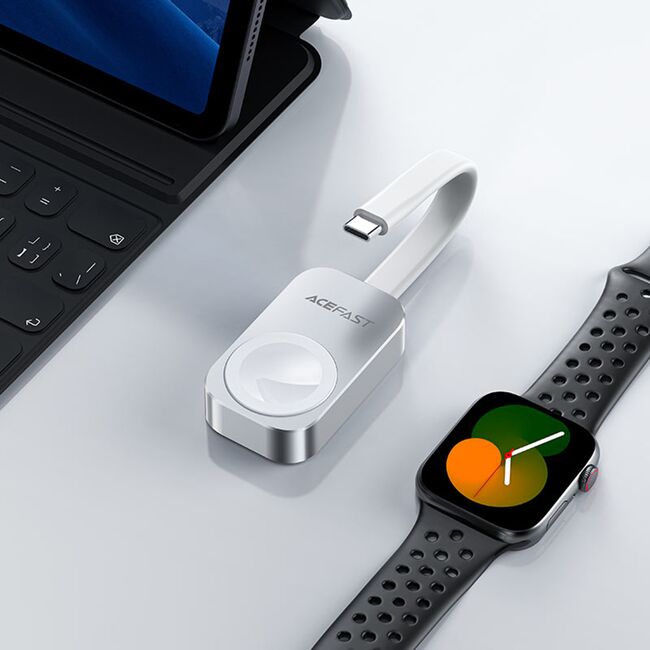 Incarcator wireless pentru iWatch Acefast E21, cablu Type-C, 5W