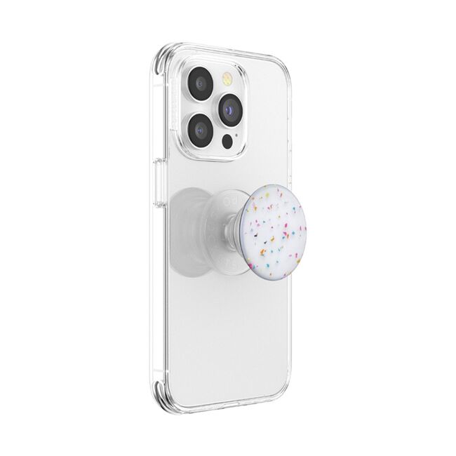 Popsockets original, suport cu functii multiple, PopOut Circus Regrind White