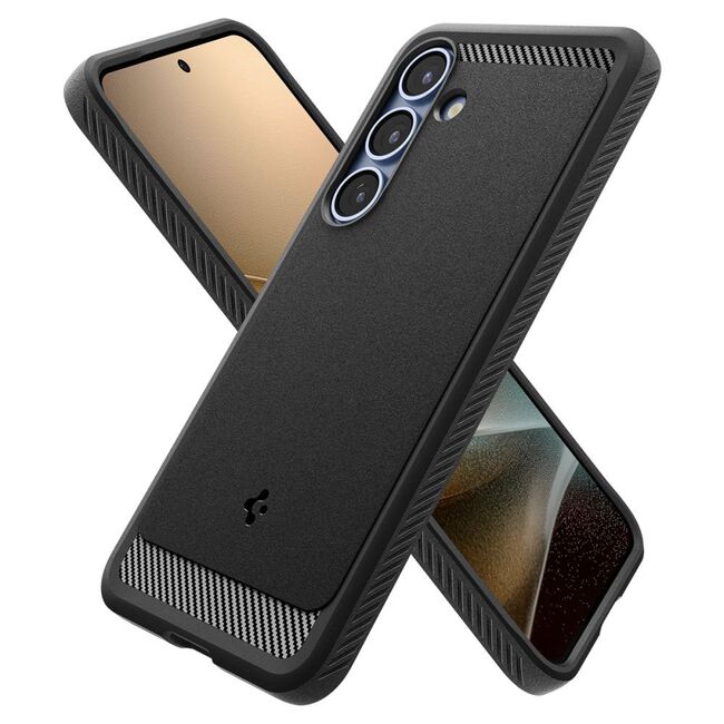 Husa premium pentru  Samsung Galaxy S25+ Spigen - Rugged Armor MagSafe - Negru denim