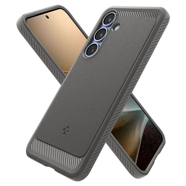 Husa premium pentru  Samsung Galaxy S25 Spigen - Rugged Armor MagSafe - Gri