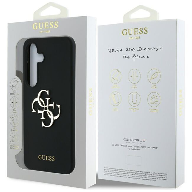 Husa premium pentru  Samsung Galaxy S25 Ultra Guess Elegance Series - Negru