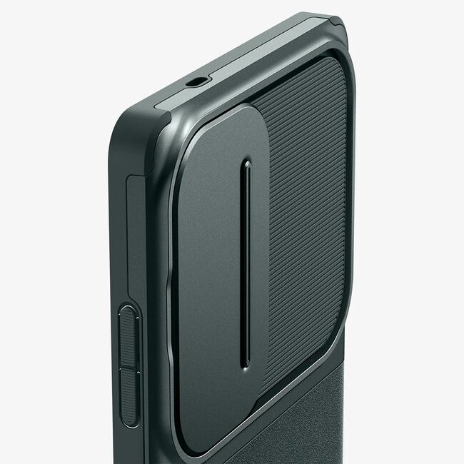 Husa premium pentru  Samsung Galaxy S25 Ultra Spigen - Optik Armor - Verde inchis
