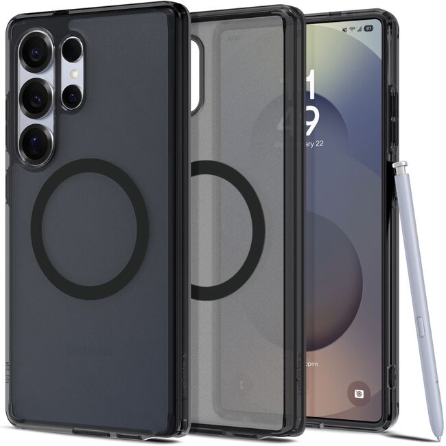 Husa premium pentru  Samsung Galaxy S25 Ultra Spigen - Ultra Hybrid - Negru mat