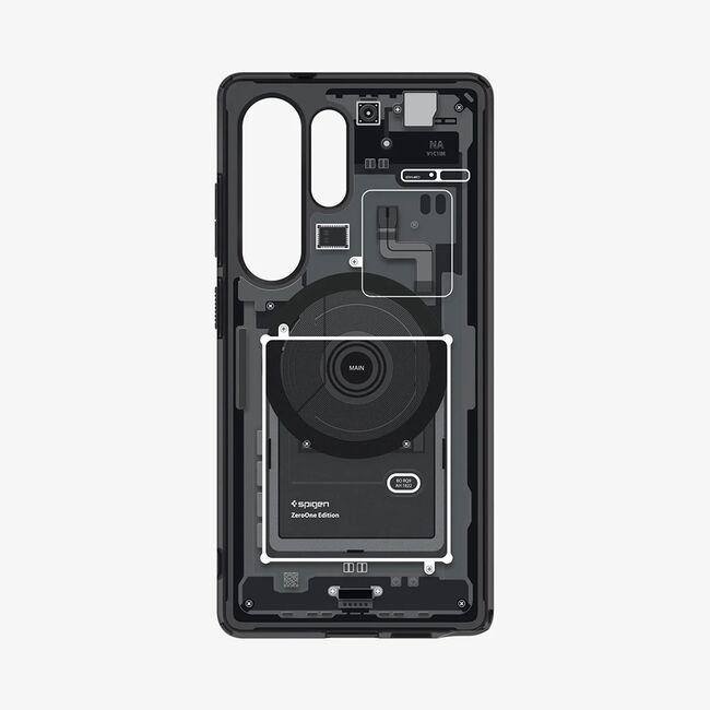 Husa premium pentru  Samsung Galaxy S25 Ultra Spigen - Ultra Hybrid Zero One MagSafe - Negru