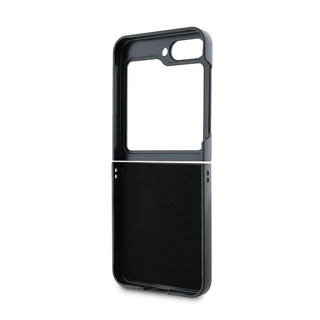 Husa premium pentru  Samsung Galaxy Z Flip 6 DKNY Pattern Energy - Gri deschis