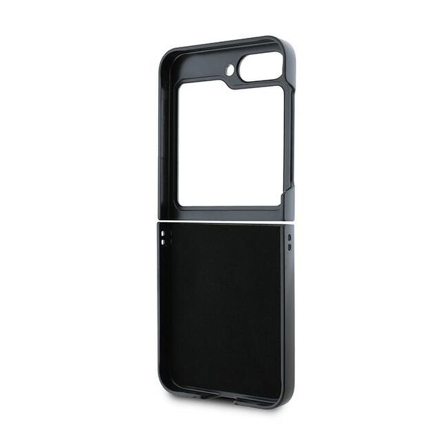 Husa premium pentru  Samsung Galaxy Z Flip 6 DKNY Pattern Energy - Maro