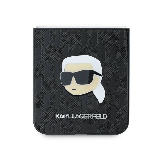 Husa premium pentru  Samsung Galaxy Z Flip 6 Karl Lagerfeld superior quality - Negru darth vader