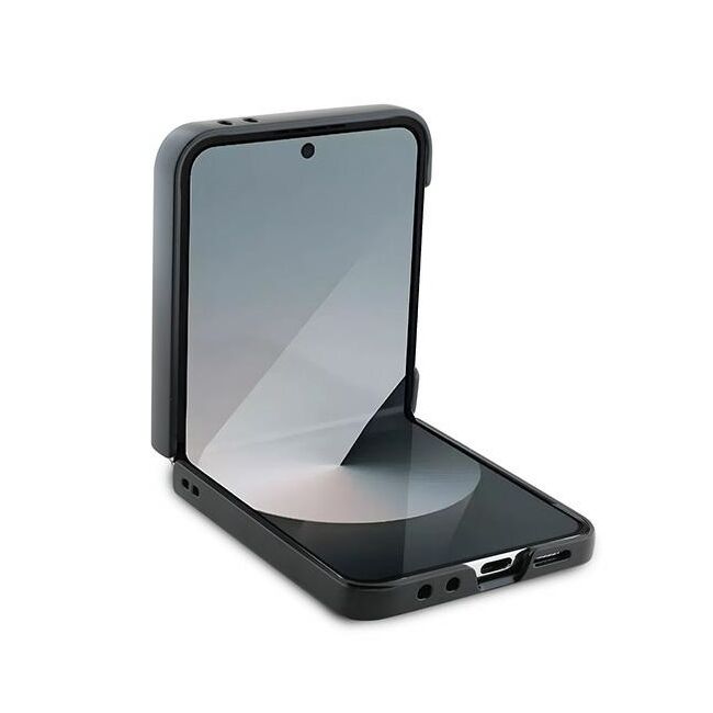Husa premium pentru  Samsung Galaxy Z Flip 6 Karl Lagerfeld superior quality - Negru denim