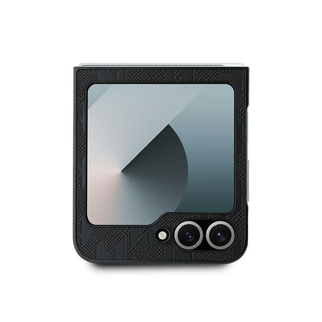 Husa premium pentru  Samsung Galaxy Z Flip 6 Karl Lagerfeld superior quality - Negru