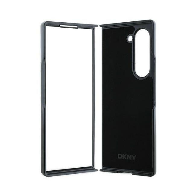 Husa premium pentru  Samsung Galaxy Z Fold 6 DKNY Pattern Energy - Gri inchis