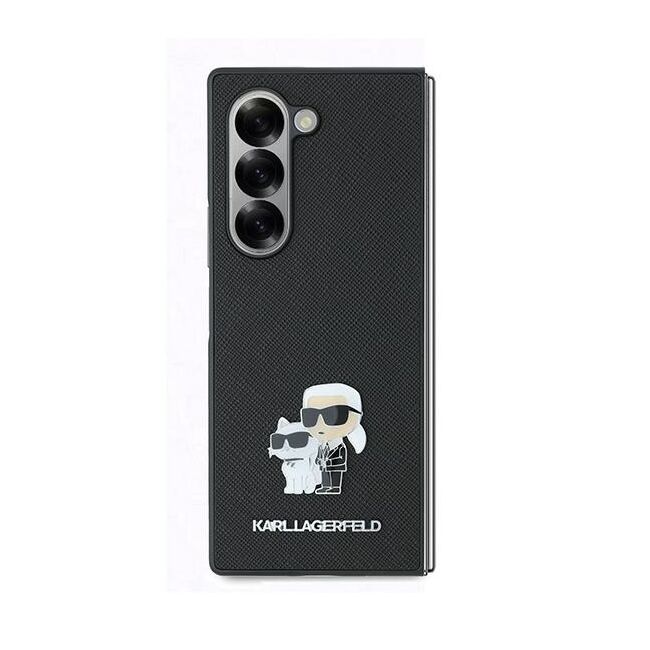 Husa premium pentru  Samsung Galaxy Z Fold 6 Karl Lagerfeld superior quality - Negru denim