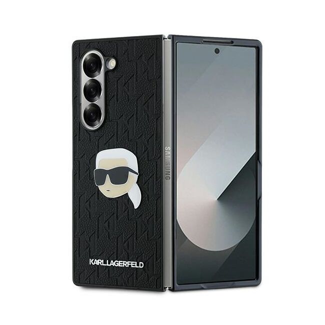 Husa premium pentru  Samsung Galaxy Z Fold 6 Karl Lagerfeld superior quality - Negru royal