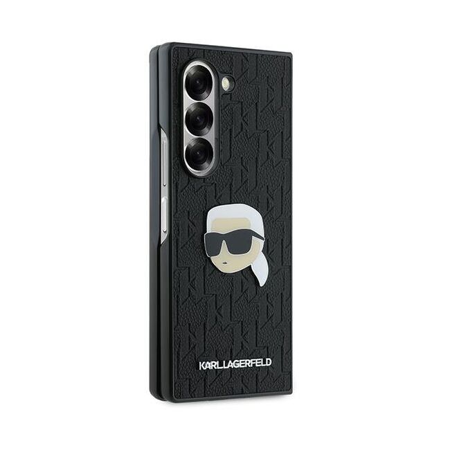 Husa premium pentru  Samsung Galaxy Z Fold 6 Karl Lagerfeld superior quality - Negru royal
