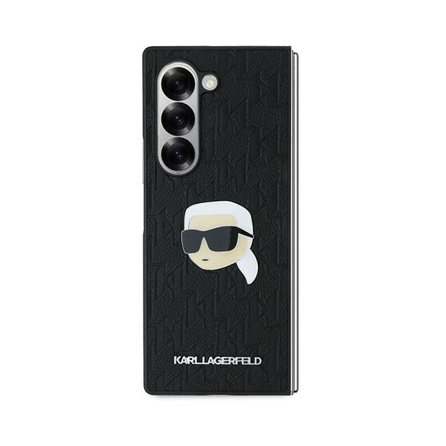 Husa premium pentru  Samsung Galaxy Z Fold 6 Karl Lagerfeld superior quality - Negru royal