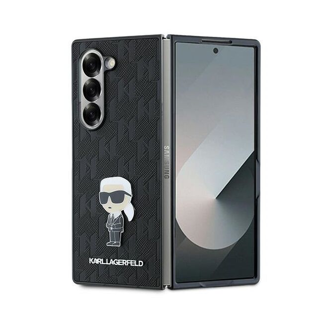 Husa premium pentru  Samsung Galaxy Z Fold 6 Karl Lagerfeld superior quality - Negru
