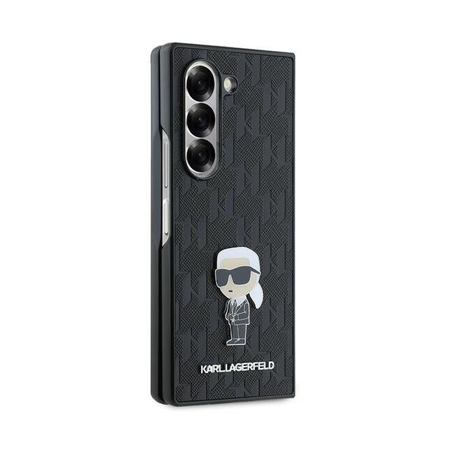 Husa premium pentru  Samsung Galaxy Z Fold 6 Karl Lagerfeld superior quality - Negru