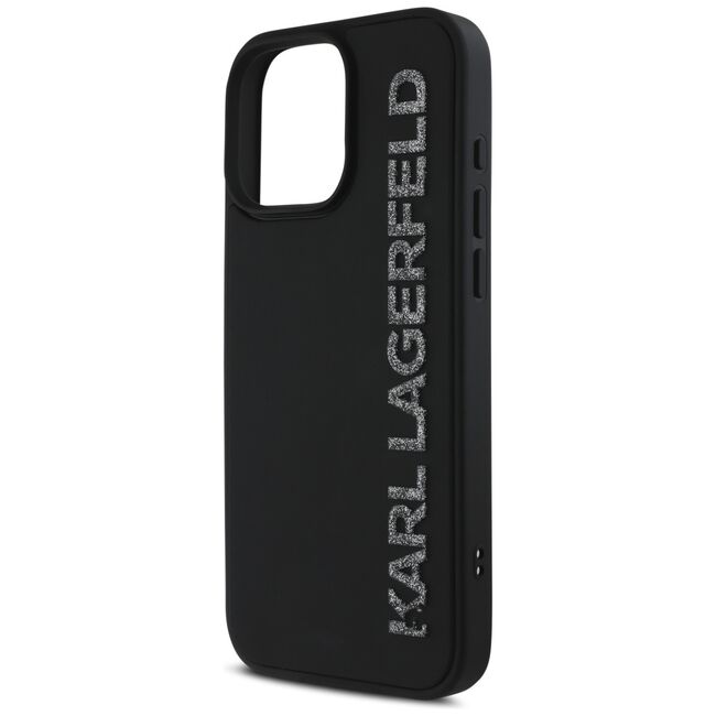 Husa premium pentru  iPhone 16 Pro Karl Lagerfeld superior quality - Negru denim