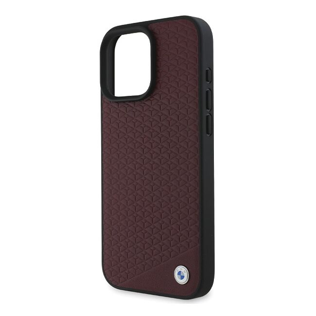 Husa premium pentru  iPhone 16 Pro Max compatibila MagSafe BMW Signature - Bordeaux