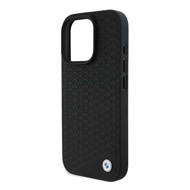 Husa premium pentru  iPhone 16 Pro Max compatibila MagSafe BMW Signature - Negru denim