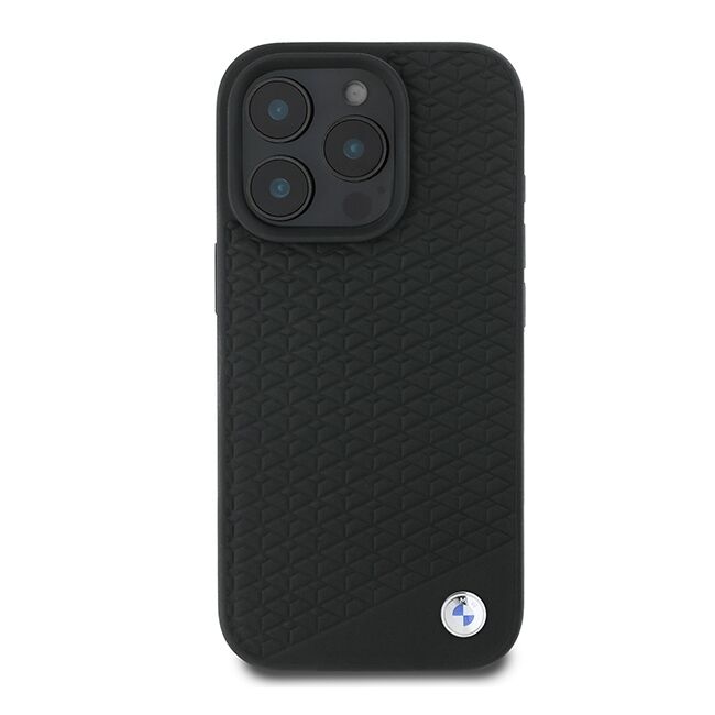 Husa premium pentru  iPhone 16 Pro Max compatibila MagSafe BMW Signature - Negru denim