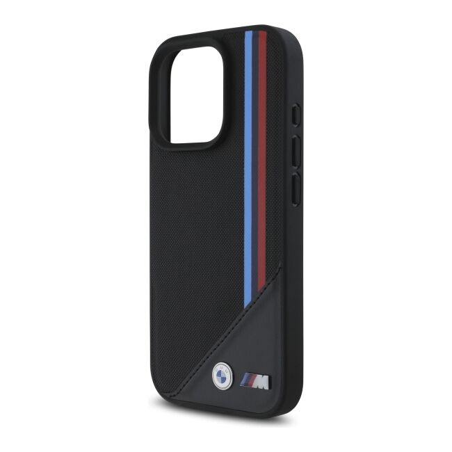 Husa premium pentru  iPhone 16 Pro Max compatibila MagSafe BMW Signature - Negru print
