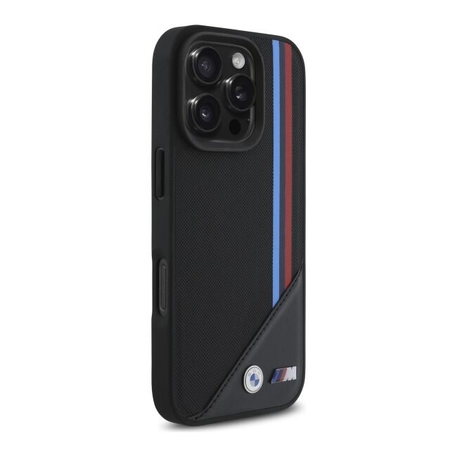 Husa premium pentru  iPhone 16 Pro Max compatibila MagSafe BMW Signature - Negru print
