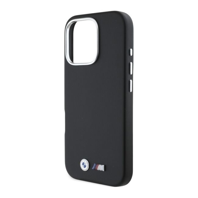 Husa premium pentru  iPhone 16 Pro Max compatibila MagSafe BMW Signature - Negru royal
