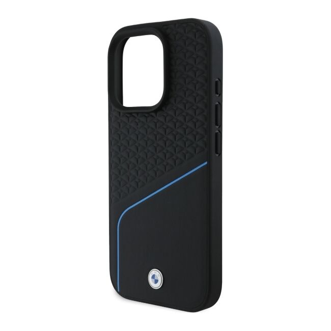 Husa premium pentru  iPhone 16 Pro Max compatibila MagSafe BMW Signature - Negru