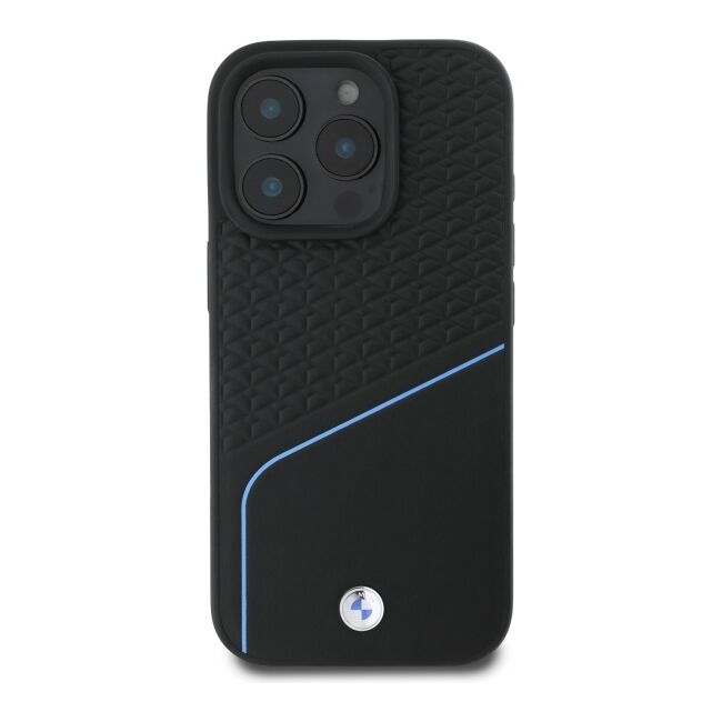 Husa premium pentru  iPhone 16 Pro Max compatibila MagSafe BMW Signature - Negru