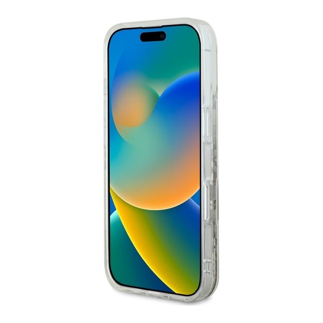 Husa premium pentru  iPhone 16 Pro Max compatibila MagSafe Guess Luxury Series - Bej