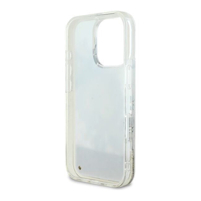 Husa premium pentru  iPhone 16 Pro Max compatibila MagSafe Guess Luxury Series - Bej