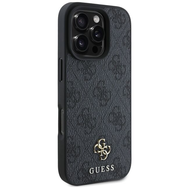 Husa premium pentru  iPhone 16 Pro Max compatibila MagSafe Guess Luxury Series - Negru royal