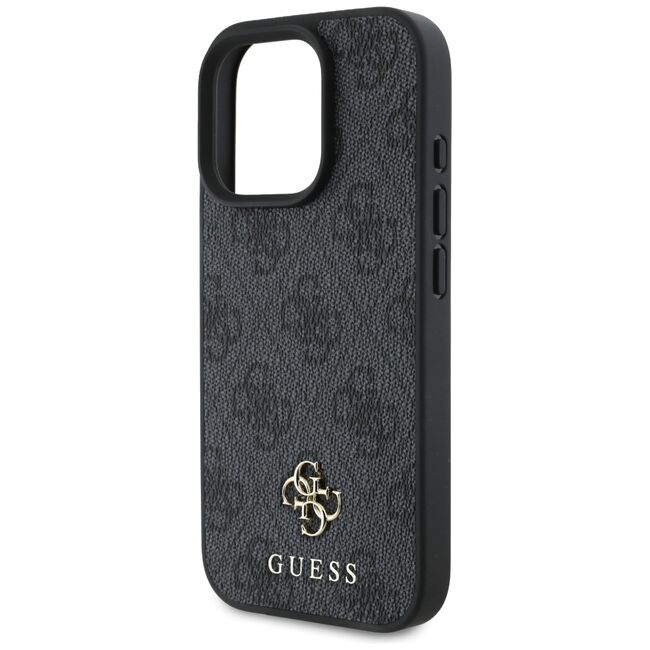 Husa premium pentru  iPhone 16 Pro Max compatibila MagSafe Guess Luxury Series - Negru royal