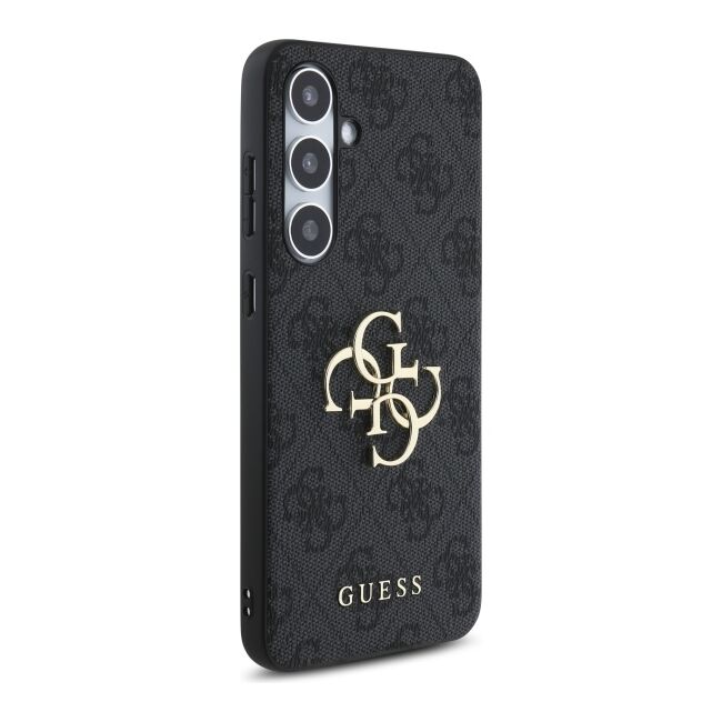 Husa premium pentru  Samsung Galaxy S24 FE Guess Elegance Series - Negru