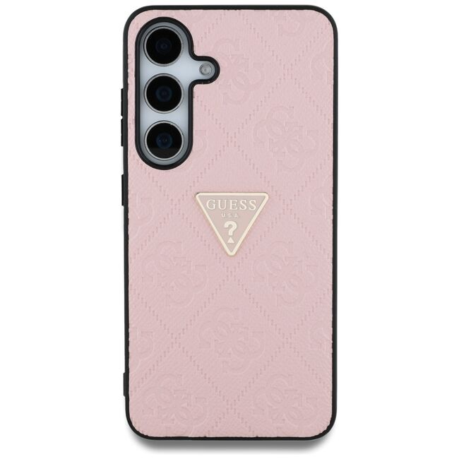 Husa premium pentru  Samsung Galaxy S25 Guess Elegance Series - Roz