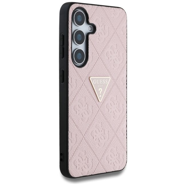 Husa premium pentru  Samsung Galaxy S25 Guess Elegance Series - Roz