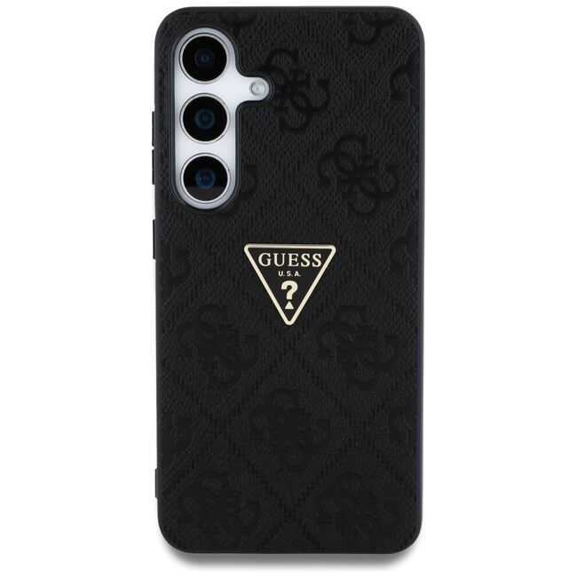 Husa premium pentru  Samsung Galaxy S25 Guess Elegance Series - Negru