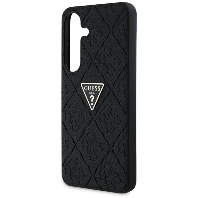 Husa premium pentru  Samsung Galaxy S25 Guess Elegance Series - Negru