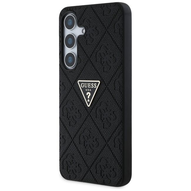 Husa premium pentru  Samsung Galaxy S25 Guess Elegance Series - Negru